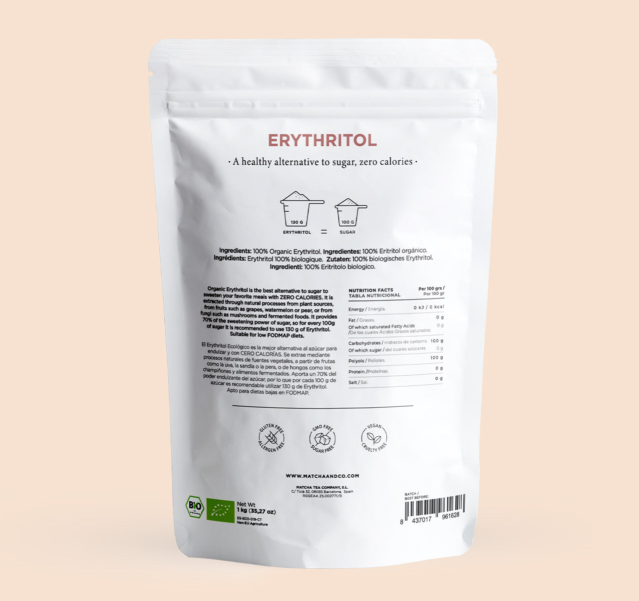 Organic Erythritol – Matcha & CO